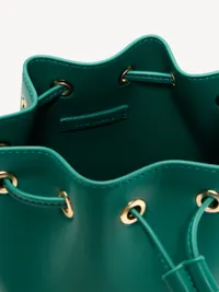 Small Drawstring Pouch Bag - Rainforest Jewel — view 4