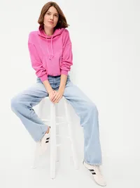 SoComfy Oversized Pullover Hoodie Sweatshirt - Dragonfruit — view 3