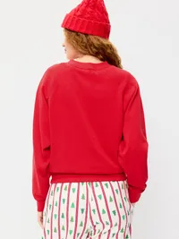 SoComfy Oversized Raglan Sweatshirt - Amaryllis — view 2