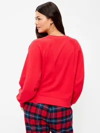 SoComfy Oversized Raglan Sweatshirt - Amaryllis — view 5