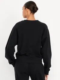 SoComfy Oversized Raglan Sweatshirt - Black Jack — view 2