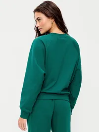SoComfy Oversized Raglan Sweatshirt - Deep Lagoon — view 2
