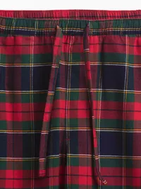 Softest Flannel PJ Set - Red & navy plaid — view 2