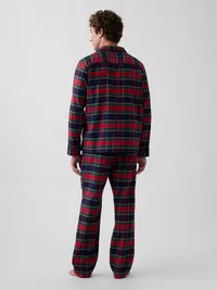 Softest Flannel PJ Set - Red & navy plaid — view 3