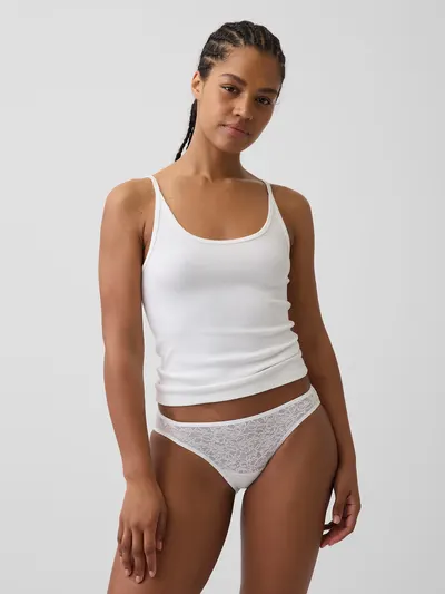 Softest Lace Bikini - Fresh white