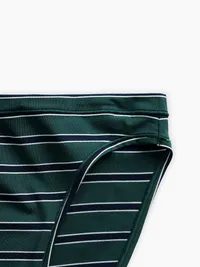 SoftMade Modal Bikini - Blue & green stripe — view 3