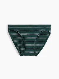 SoftMade Modal Bikini - Blue & green stripe — view 4