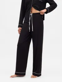 SoftMade Modal PJ Pants - Black — view 2