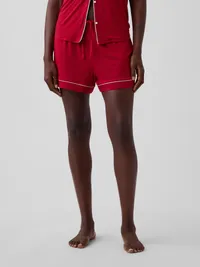 SoftMade Modal PJ Shorts - Sled red — view 2