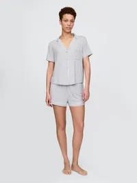 SoftMade Modal PJ Top - Heather grey — view 2