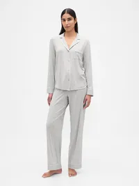 SoftMade Modal PJ Top - Light heather grey — view 2