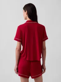 SoftMade Modal PJ Top - Sled red — view 2