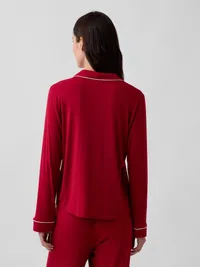 SoftMade Modal PJ Top - Sled red — view 2
