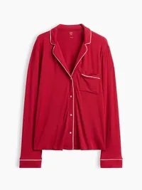 SoftMade Modal PJ Top - Sled red — view 3