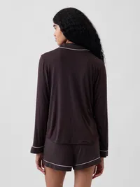 SoftMade Modal PJ Top - Terra brown — view 2