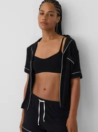 SoftMade Modal PJ Top - True black — view 4