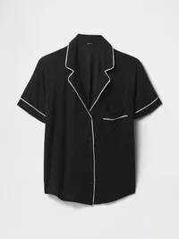 SoftMade Modal PJ Top - True black — view 5