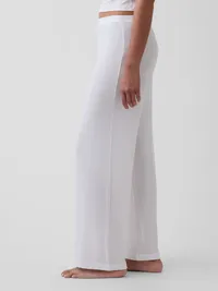 SoftMade Modal Rib PJ Pants - Fresh white — view 3
