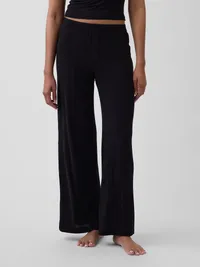 SoftMade Modal Rib PJ Pants - True black — view 2