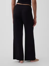 SoftMade Modal Rib PJ Pants - True black — view 4