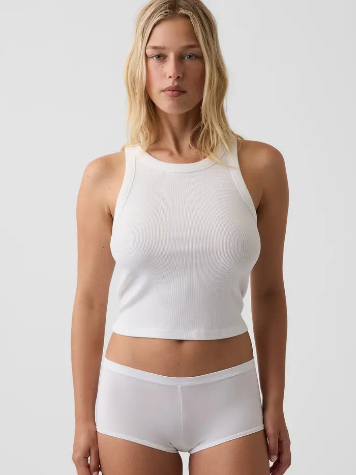 SoftMade Modal Shorty - Fresh white