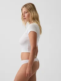 SoftMade Modal Thong - Fresh white — view 2
