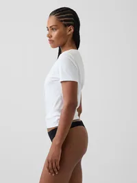 SoftMade Modal Thong - True black — view 2