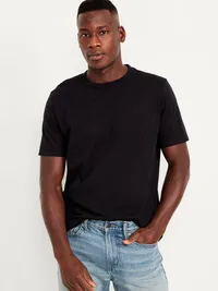 Solid Crew-Neck T-Shirt 3-Pack - Black Jack — view 2