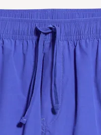 Solid Jogger Shorts -- 5-inch inseam - CRAYON BLUE — view 5