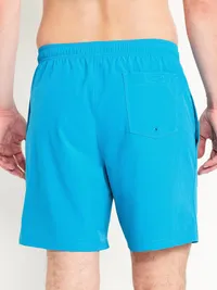 Solid Swim Trunks -- 7-inch inseam - Cyanotope — view 2