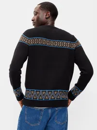 SoSoft Crew-Neck Sweater - Black Jack — view 2