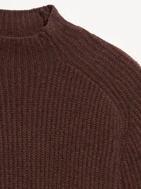 SoSoft Mock-Neck Shaker Sweater - Earthen — view 5