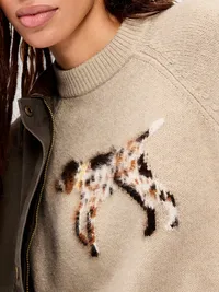 SoSoft Oversized Crew-Neck Sweater - Dogs — view 3