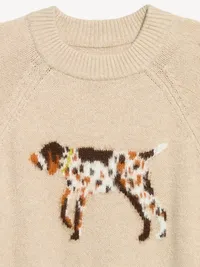 SoSoft Oversized Crew-Neck Sweater - Dogs — view 5