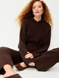 SoSoft Relaxed Pullover Hoodie Sweatshirt - Earthen — view 3