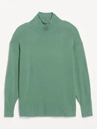 SoSoft Turtleneck Tunic Sweater - Dried Herb — view 4