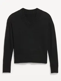 SoSoft V-Neck Sweater - Black Jack — view 4