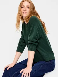 SoSoft V-Neck Sweater - Cavernous — view 3