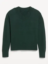 SoSoft V-Neck Sweater - Cavernous — view 4