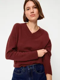 SoSoft V-Neck Sweater - Emberglow — view 3