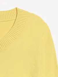 SoSoft V-Neck Sweater - LIMONCELLO — view 3