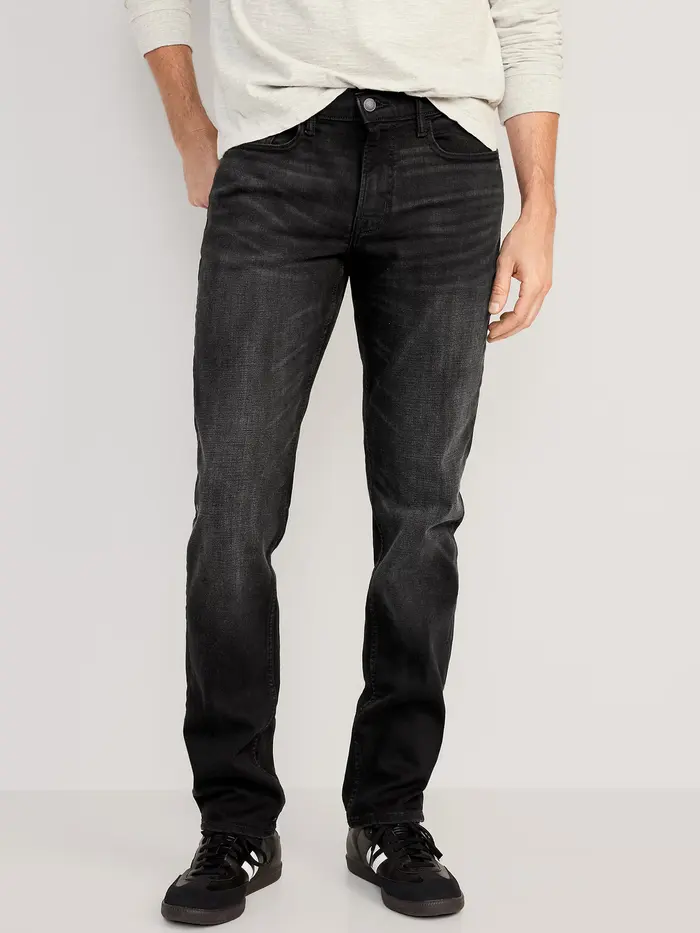 Straight 360° Tech Stretch Performance Jeans - Washed Black