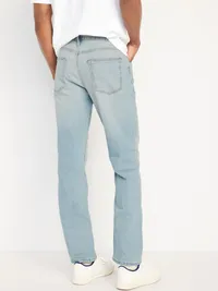Straight Built-In Flex Jeans - Light Wash — view 2
