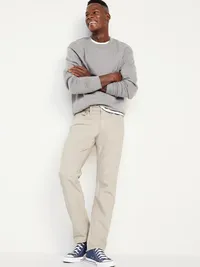 Straight Five-Pocket Pants - Light Khaki — view 3