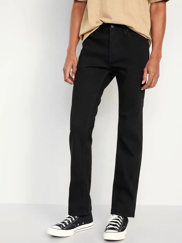 Straight Jeans - Black Rinse