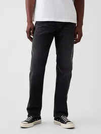 Straight Jeans - Black wash — view 2