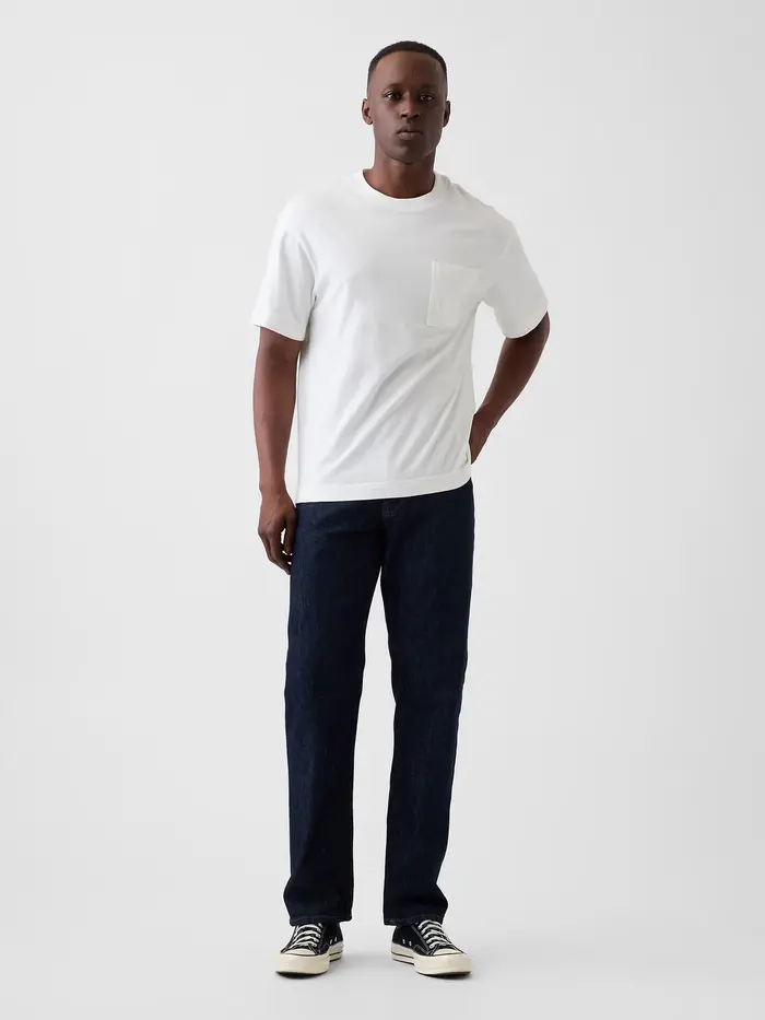 Straight Jeans - Resin rinse