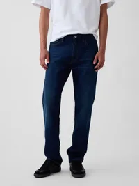 Straight Jeans - Worn dark — view 2