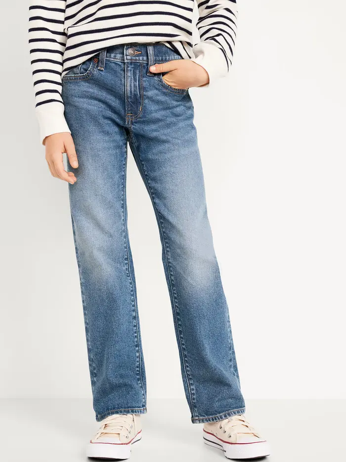 Straight-Leg Built-In Flex Jeans for Boys - Cancun