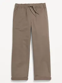 Straight Leg Built-In Flex Pull-On Pants for Boys - Brown — view 3